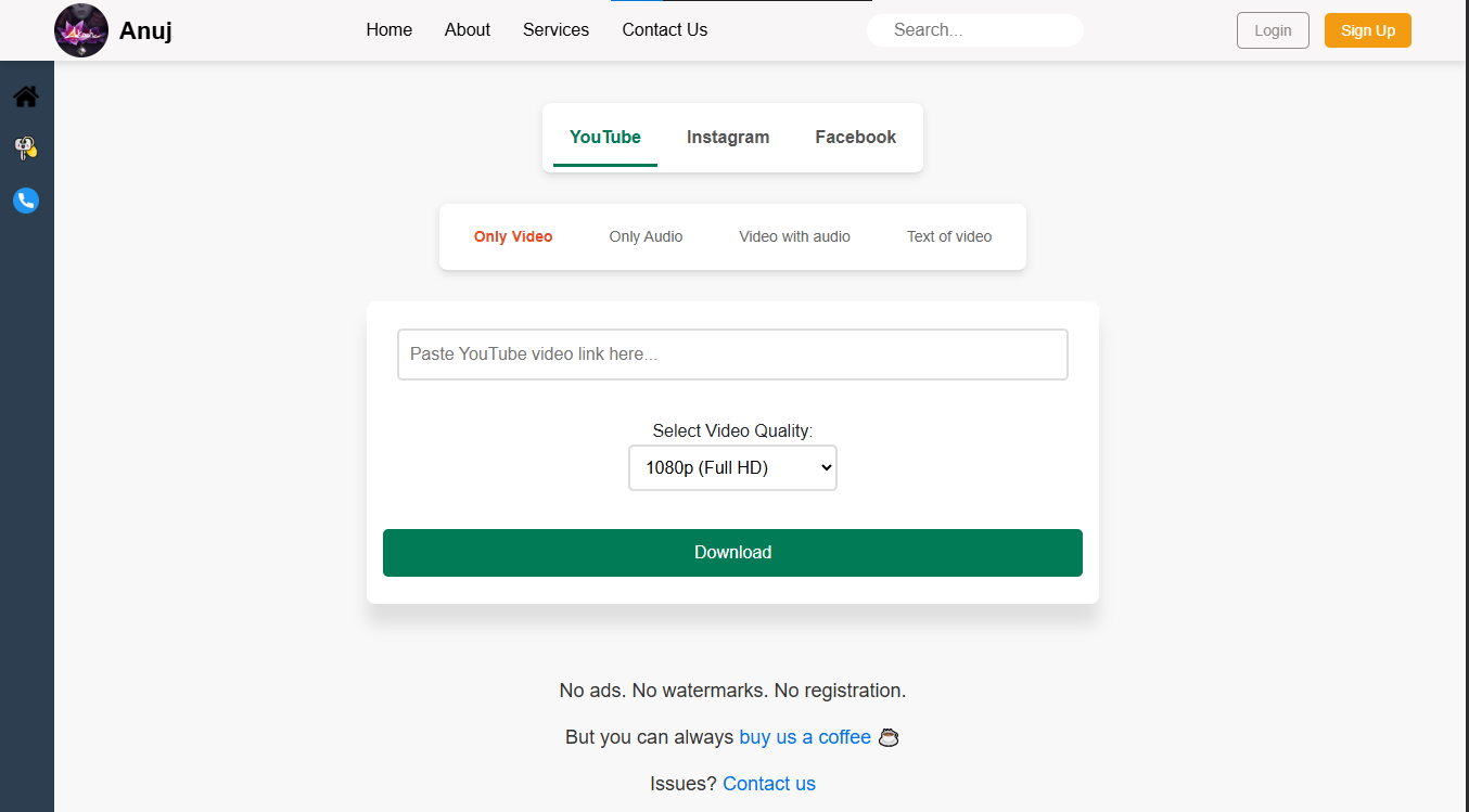 Link Download Frontend
